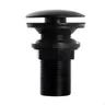 Válvula Click 7/8 para Pia Lavatório Cuba - Abs- Preta - 3