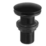 Válvula Click 7/8 para Pia Lavatório Cuba - Abs- Preta - 1