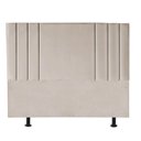 Ver imagem 1 de Cabeceira Estofada Queen Grécia 160cm Suede Bege