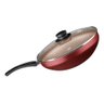 Frigideira Wok Antiaderente com Tampa de Vidro 24cm 2,8l Mta - 1