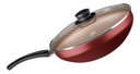 Ver imagem 1 de Frigideira Wok Antiaderente com Tampa de Vidro 24cm 2,8l Mta