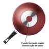 Frigideira Wok Antiaderente com Tampa de Vidro 24cm 2,8l Mta - 3