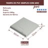 Tampa Pvc Esgoto Caixa de Gordura 30x30cm Branca Simples - 3