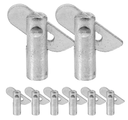 Ver imagem 1 de Pino Trava para Andaime Aço Tubular 11mm x 38 mm 50 Unid.