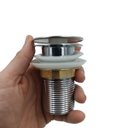 Ver imagem 5 de Válvula Click Up 1 1/4 Inox Luxo Tampa Grande para Cuba Pia