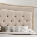 Ver imagem 4 de Cabeceira para Box Queen Size Alice Linho Bege 195cm