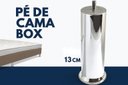 Ver imagem 2 de Kit Pés para Cama Box com 8 Unidades Metalizado com Altura de 13cm