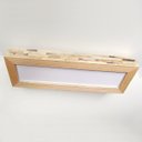 Ver imagem 1 de Luminária Lustre Pendente Rústico Madeira Led Lustre 40w