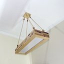 Ver imagem 2 de Luminária Lustre Pendente Rústico Madeira Led Lustre 40w