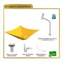 Ver imagem 3 de Kit Cuba L34 Torneira Link 1062 Metal Válvula 1 Polegada Sifão Pvc Flexível Compace