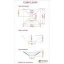 Ver mais imagens de Kit Cuba L34 Torneira Link 1062 Metal Válvula 1 Polegada Sifão Pvc Flexível Compace
