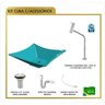 Kit Cuba L34 Torneira Link 1062 Metal Válvula 1 Polegada Sifão Pvc Flexível Compace - 3