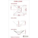Ver mais imagens de Kit Cuba L34 Torneira Link 1062 Metal Válvula 1 Polegada Sifão Pvc Flexível Compace