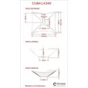 Ver mais imagens de Kit Cuba L34 Torneira Link 1062 Metal Válvula 1 Polegada Sifão Pvc Flexível Compace
