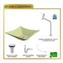 Ver imagem 3 de Kit Cuba L34 Torneira Link 1062 Metal Válvula 1 Polegada Sifão Pvc Flexível Compace