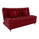 Ver imagem 3 de Sofá Cama 3 Lugares Casal Confortável 1,85 Larg Duda Matrix