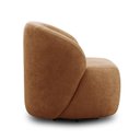Ver imagem 7 de Poltrona Orgânica Giratória Tecido Bouclê Aime
