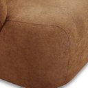 Ver imagem 5 de Poltrona Orgânica Giratória Tecido Bouclê Aime