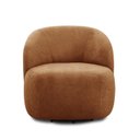 Ver imagem 6 de Poltrona Orgânica Giratória Tecido Bouclê Aime