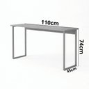 Ver imagem 3 de Mesa Office 1,10 com Cadeira Diretor para Home Office