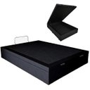 Ver imagem 1 de Base Box Bau Casal Sintetico Premium Santo Box 47x138x188:preto