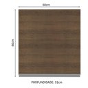 Ver imagem 6 de Aéreo Glamy 60cm 1 Porta Rustic/Branco Madesa