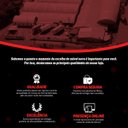 Ver imagem 5 de Estante Armário Estilo Industrial 5 Prateleiras Marrom e Preto