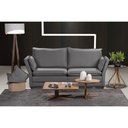 Ver imagem 1 de Sofá Natal Living Com 4 Lugares 2.20M Linho Corriente Cinza