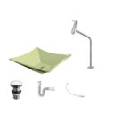 Ver imagem 2 de Kit Cuba L34 Torneira Link 1062 Metal Válvula Click 1 Polegada G Sifão Pvc Flexível Compace