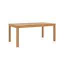 Ver imagem 1 de Mesa de Jantar Retangular 100% Madeira Maciça Nature Marrom/Rústico Claro