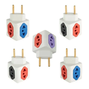 Ver imagem 4 de Adaptador de Tomada Cubo 3D Benjamim - 3P /10A - KIT 30 UNI