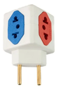 Ver imagem 3 de Adaptador de Tomada Cubo 3D Benjamim - 3P /10A - KIT 30 UNI