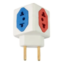 Ver imagem 3 de Adaptador de Tomada Cubo 3D Benjamim - 3P /10A - KIT 30 UNI