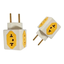 Ver imagem 2 de Adaptador de Tomada Cubo 3D Benjamim - 3P /10A - KIT 30 UNI