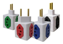 Ver imagem 5 de Adaptador de Tomada Cubo 3D Benjamim - 3P /10A - KIT 30 UNI