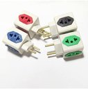 Ver imagem 1 de Adaptador de Tomada Cubo 3D Benjamim - 3P /10A - KIT 30 UNI