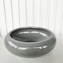 Ver imagem 4 de Vaso cachepot cinza ikebana bacia enfeite de mesa orquídea