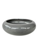 Ver imagem 1 de Vaso cachepot cinza ikebana bacia enfeite de mesa orquídea