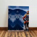 Ver imagem 4 de Kit 3 Quadro Decorativo Motocross Enduro Trilha Dt 28x20cm