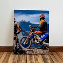 Ver imagem 5 de Kit 3 Quadro Decorativo Motocross Enduro Trilha Dt 28x20cm