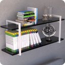 Ver imagem 1 de Prateleira Estilo industrial Para Sala Parede GND BP 80cm