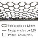 Ver imagem 3 de Grelha Moeda 50x50 Inox Reforçada