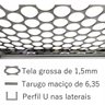 Grelha Moeda 50x50 Inox Reforçada - 3