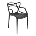Ver imagem 1 de Cadeira Allegra Polipropileno La Mobilia: Design Moderno para Sala de Jantar e Varanda Gourmet
