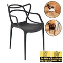 Ver imagem 2 de Cadeira Allegra Polipropileno La Mobilia: Design Moderno para Sala de Jantar e Varanda Gourmet