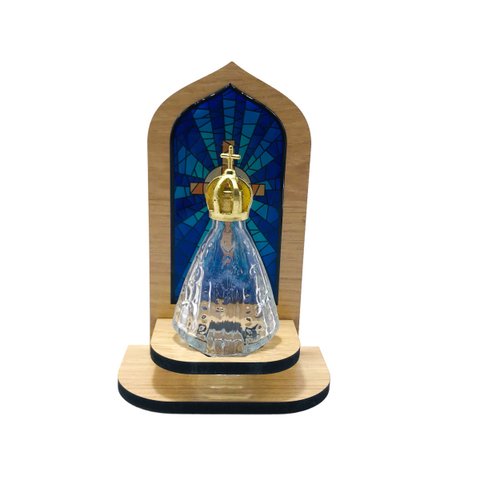 Oratório Pia de Água Benta Nossa Senhora Aparecida de Mesa Fornecedor 17 Fp34
