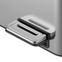 Ver imagem 6 de Takywep Lixeira Inox 45l com 3 Compartimentos e Pedal Prata