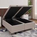 Ver imagem 2 de Base Cama Box Baú Queen para Colchão 158x188cm Multimóveis Cr35238 Bege
