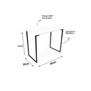 Ver imagem 3 de Escrivaninha Escritorio Industrial Preto