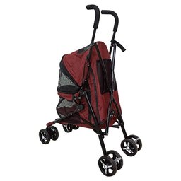 Carrinho de Passeio Pet para Cães e Gatos - Vermelho - 5